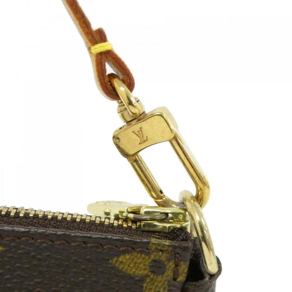 LOUIS VUITTON Authentic Brown Monogram Pochette Pouch - Picture 5 of 7